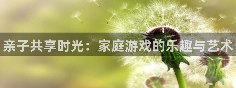 杏悦登陆地址：亲子共享时光：家庭游戏的乐趣与艺术