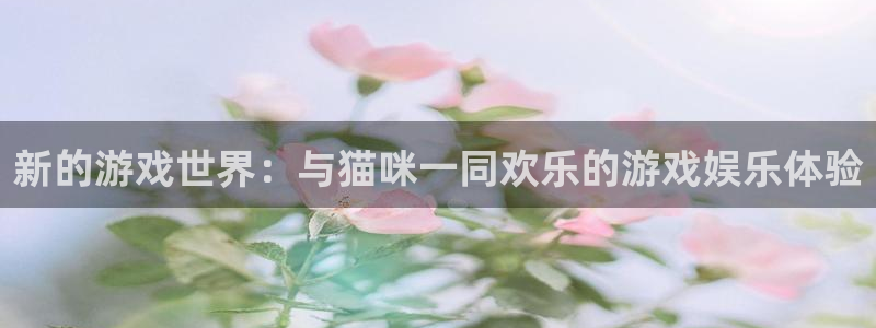 杏悦娱乐登录测试：新的游戏世界：与猫咪一同欢乐的游戏娱乐体验