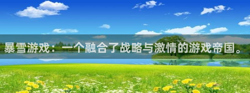杏悦代理是正规品牌吗：暴雪游戏：一个融合了战略与激情的游戏帝