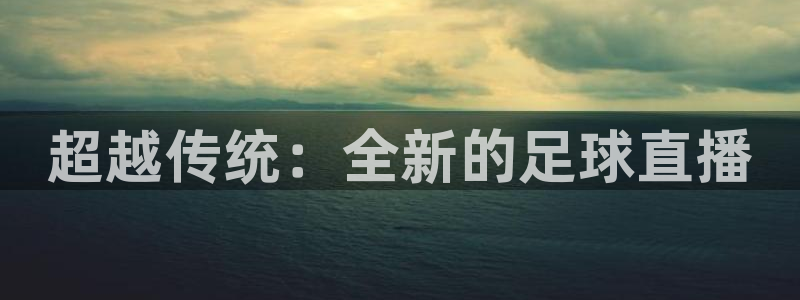鲸鱼体育app官方下载最新版：超越传统：全新的足球直播